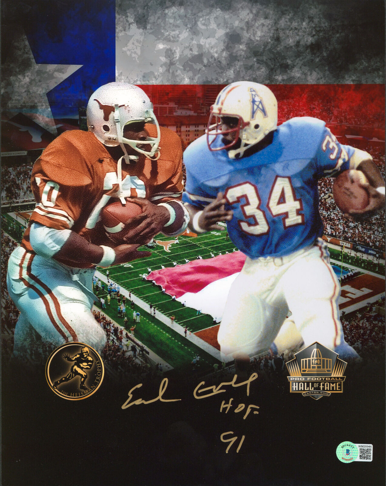 Earl Campbell HOF 91