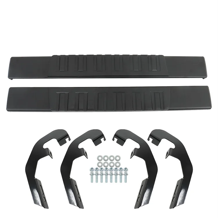 SEBLAFF Running Boards Side Steps 6 Inches Aluminum Alloy Black Replacement for 2019-2022 Silverado Sierra 1500 2500HD 3500HD Regular Cab