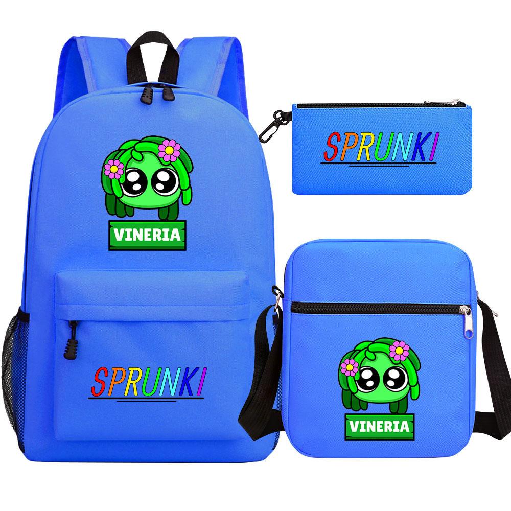 Mayoulove Sprunki Backpack Lightweight Design with Water-Resistant Material for School and Outdoor Use-Mayoulove
