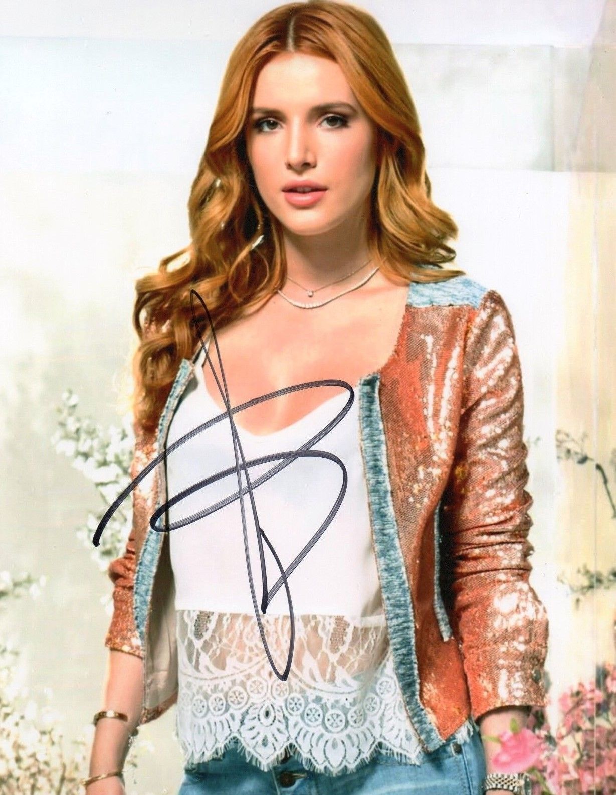 BELLA THORNE AUTOGRAPHED SIGNED A4 PP POSTER Photo Poster painting PRINT 3