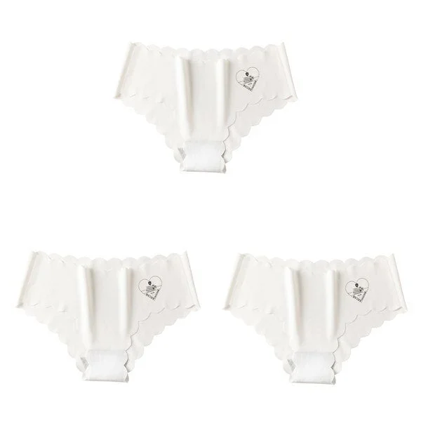 3pcs/lot Sexy Panties For Women Briefs Set Seamless Lingerie Solid Mid-Waist Cotton Panty Female Underpants Underwear Intimates