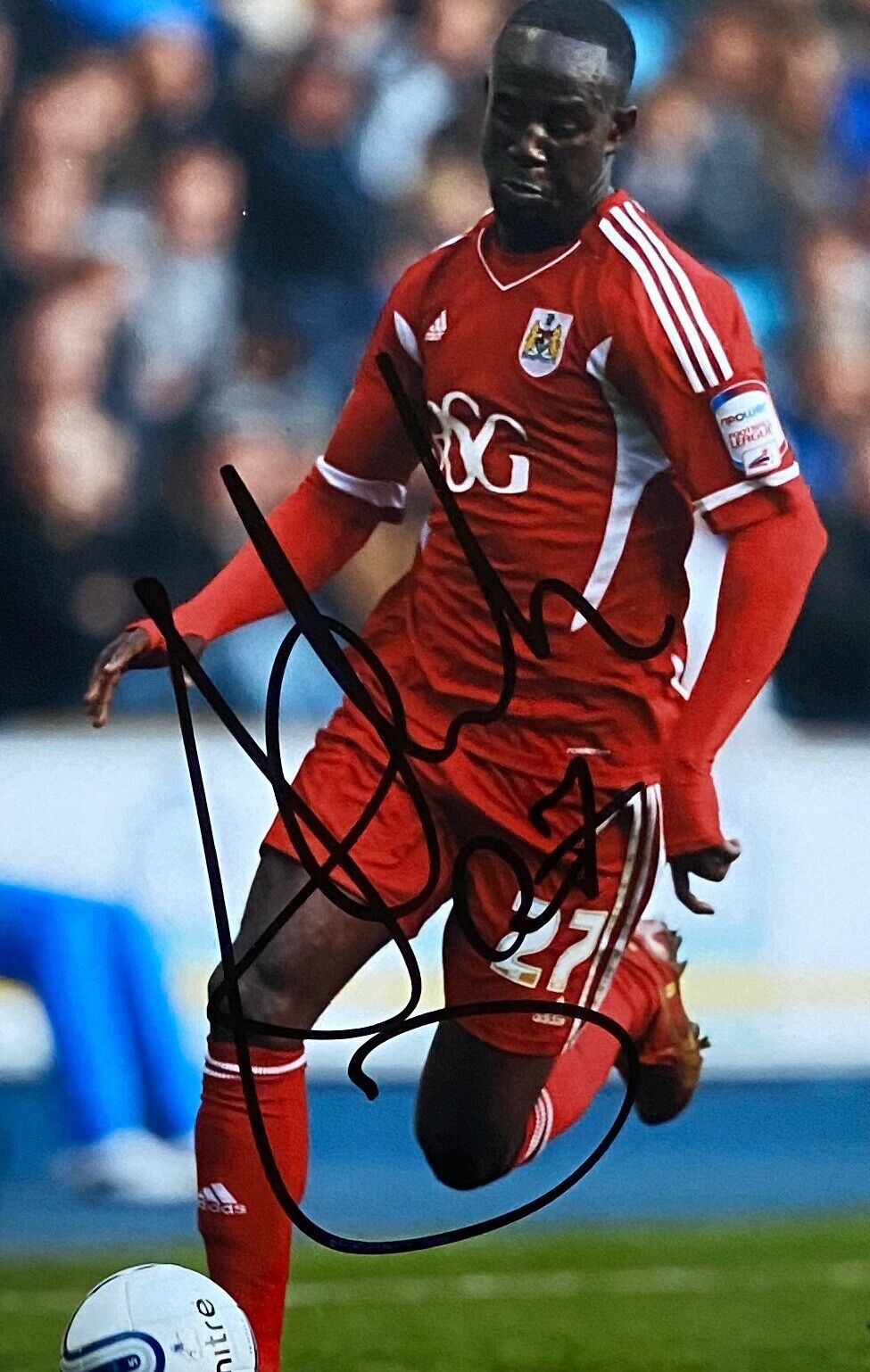 Albert Adomah Genuine Hand Signed 6X4 Photo Poster painting - Bristol City 5