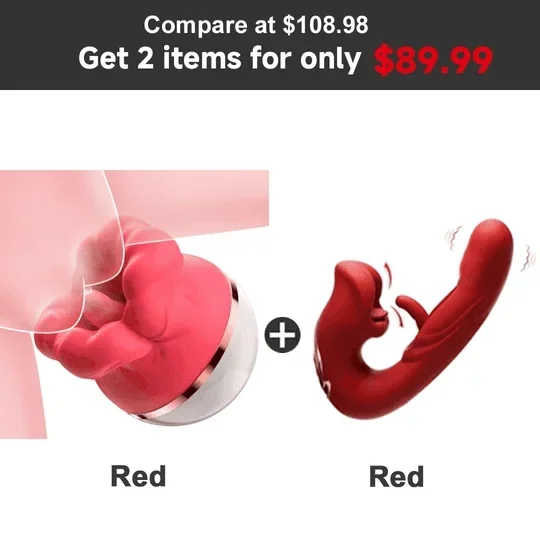 Suction Tongue Licking Swinging Clitoral Vibrator Oral Sex Toy