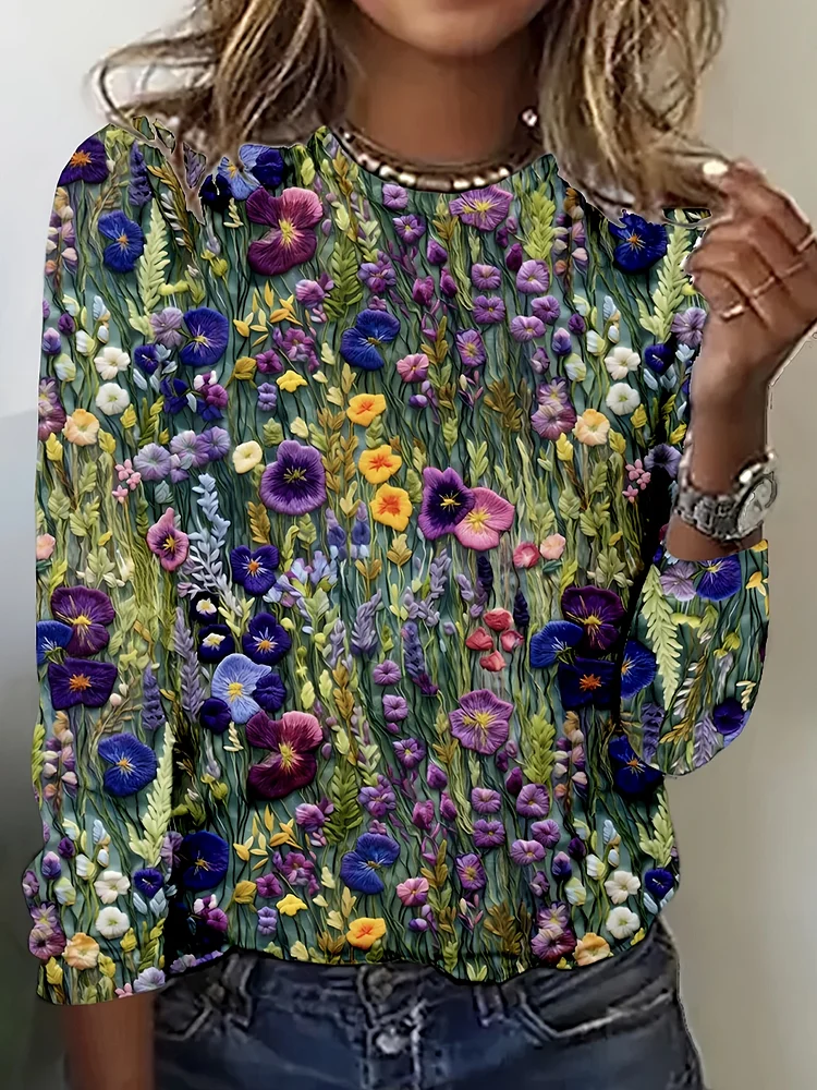 Spring Fashion Casual Printed T-Shirts | New From Europe And America