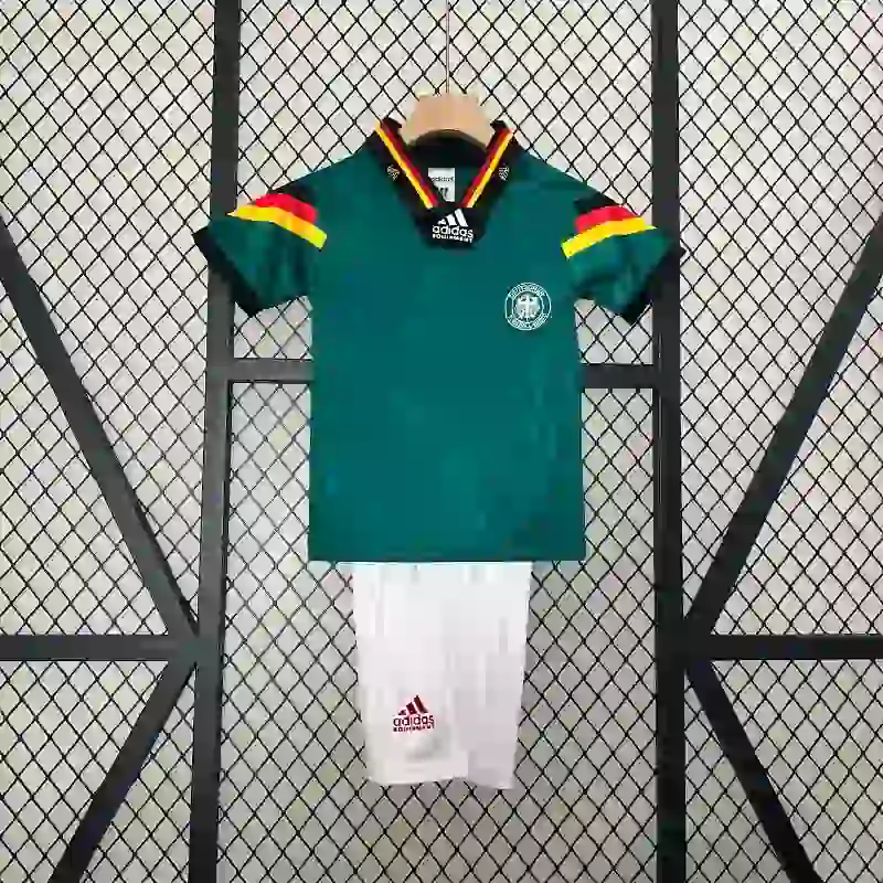 Retro 1992 Kids Germany Soccer Jersey Away