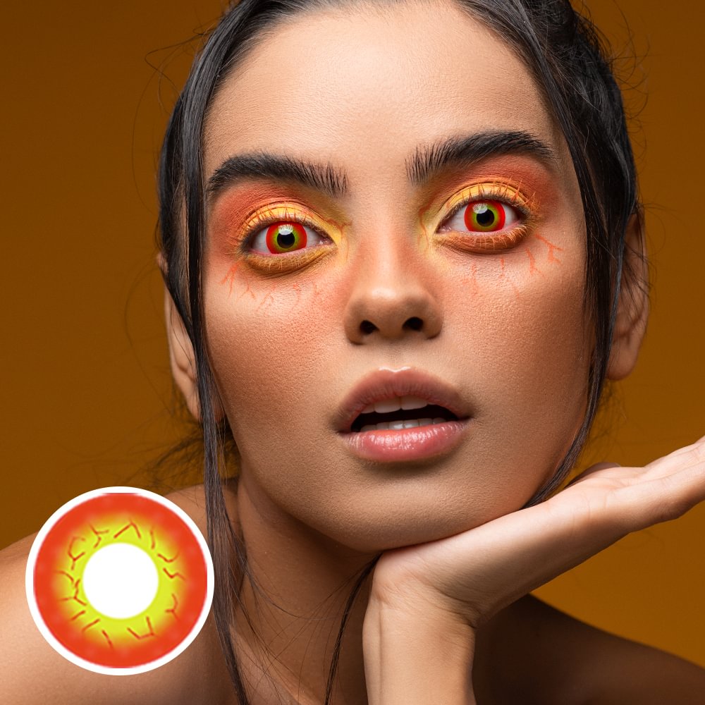 Sith Eye Red Cosplay Halloween Contact Lenses 14.5mm