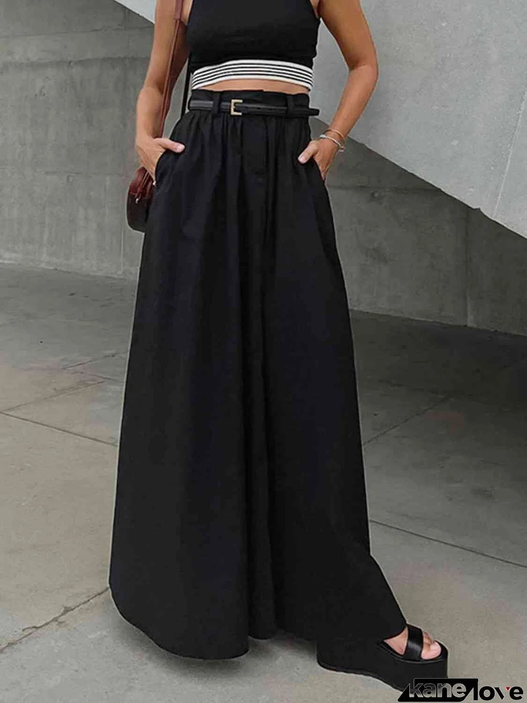 High Waist Palazzo Pants