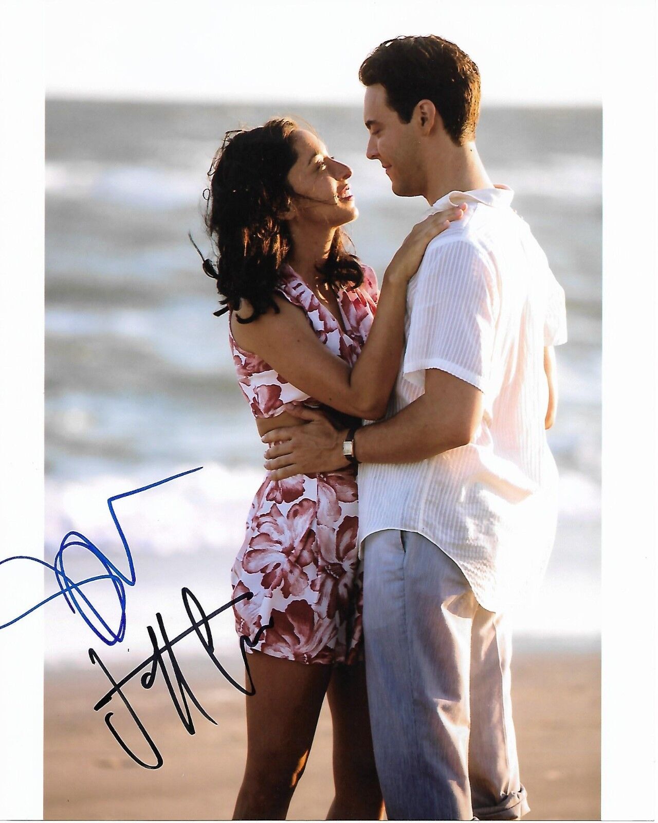 THE LONGEST RIDE AUTOGRAPHED Photo Poster painting SIGNED 8X10 #1 OONA CHAPLIN JACK HUSTON