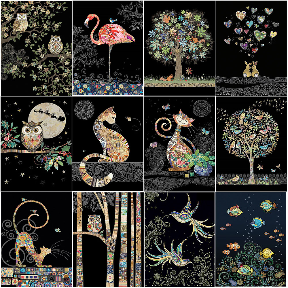 

Blackboard Animal - Round Drill Diamond Painting - 30*40CM, 02, 501 Original