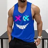  Devilish Graphic Tank Top for Men - Perfect for Fitness and Casual Wear by Inlyline