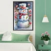 Diamond Painting-DIY Full Round Drill Snowman(60*40 CM)