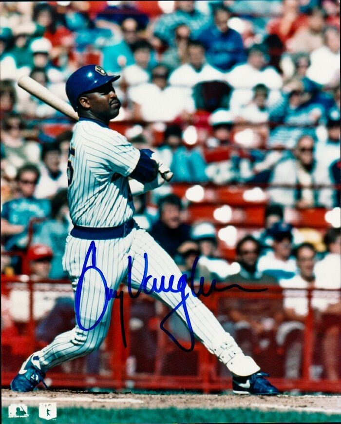 GREG VAUGHN Signed Photo Poster painting