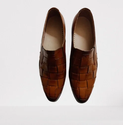 Men's Multi-Color Leather Strap Loafer Moccasins