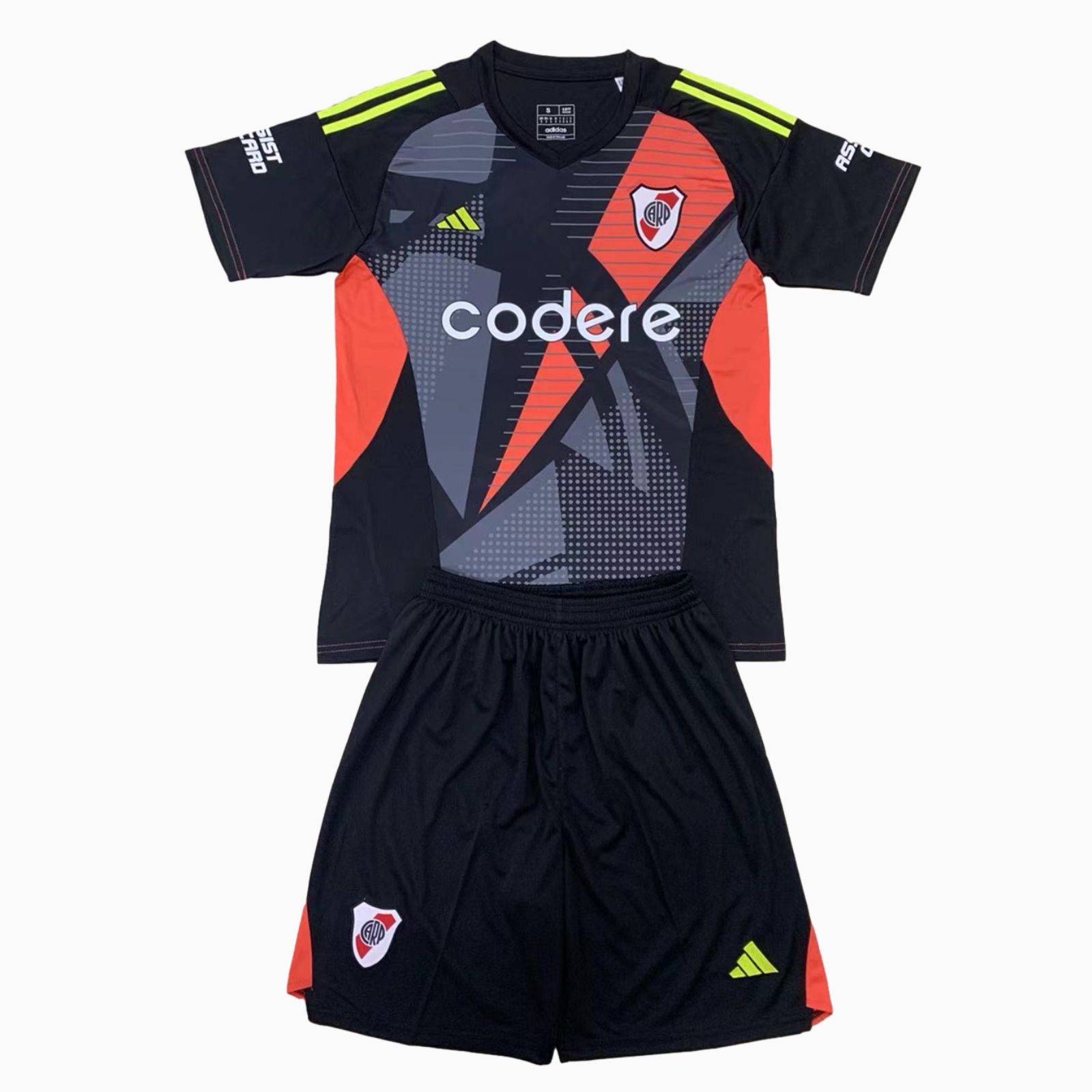 River Plate 24-25 Black GK Men's Adult Jersey Set - Fans Version
