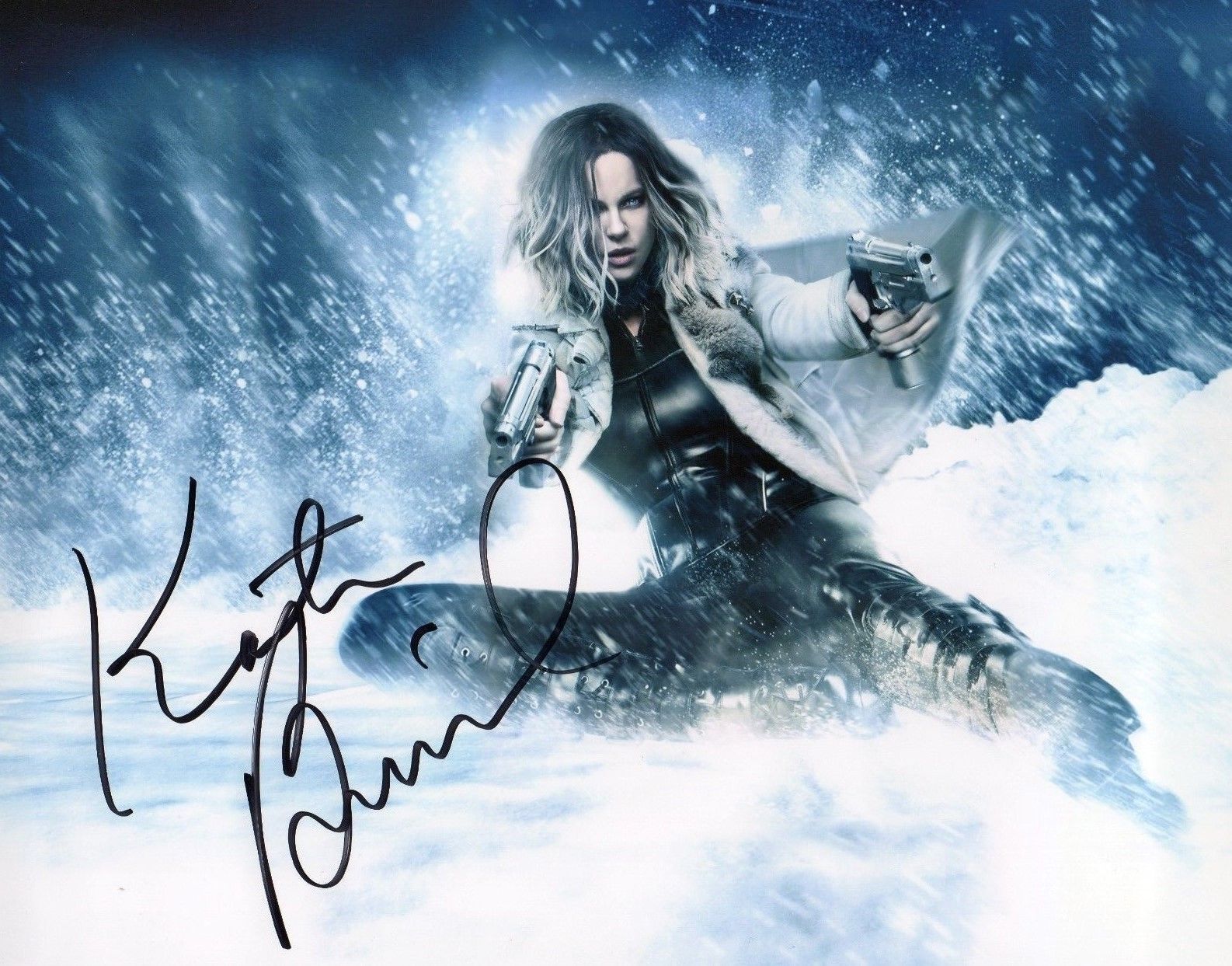 KATE BECKINSALE AUTOGRAPHED SIGNED A4 PP POSTER Photo Poster painting PRINT 36