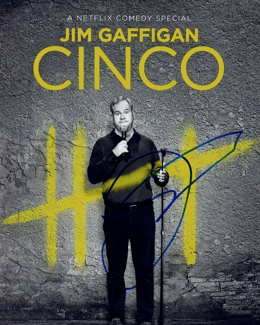 Jim Gaffigan Signed Autographed 8x10 Photo Poster painting Comedian COA