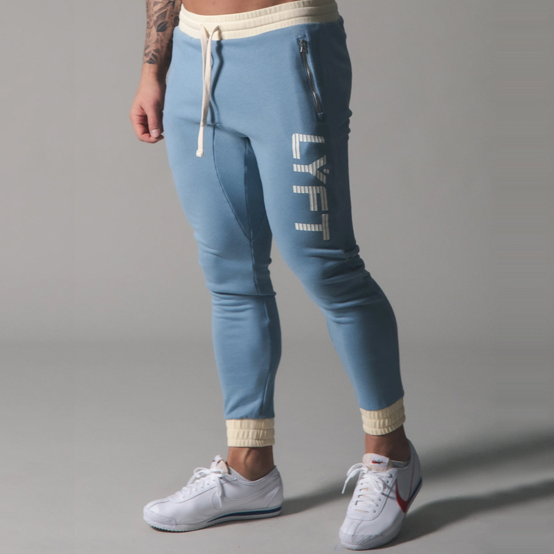 Mayfirstrecords Piping Sweatpants Men – Gym Training Joggers for Workout  