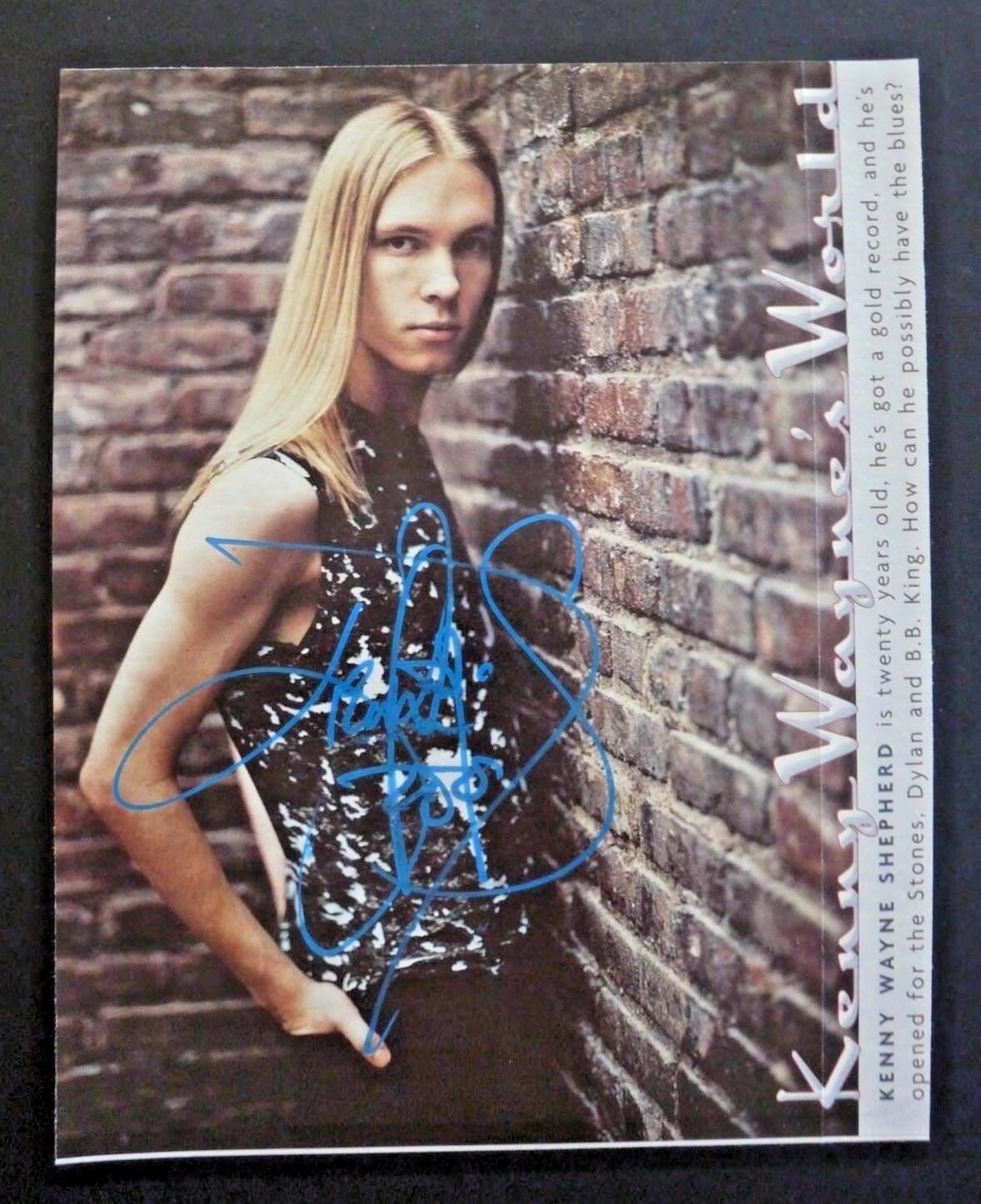 Kenny Wayne Shepherd Signed Autographed Magazine Page Photo Poster painting PSA BAS Guaranteed 1