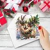 6PCS DIY Diamond Art Greeting Cards Deer Designs Congratulations Cards & Gifts