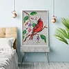 >SALE<5D Special Shaped Crystal Red bird DIY Full Drill Diamond Painting
