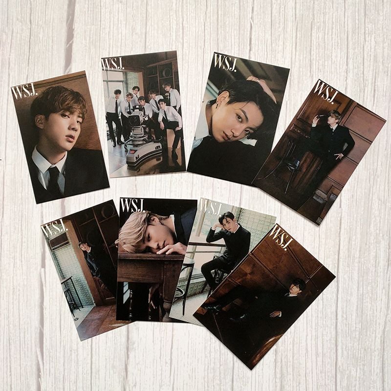 BTS WSJ Mmagazine Card