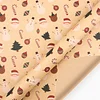 Festive Christmas Gift Wrapping Kraft Paper