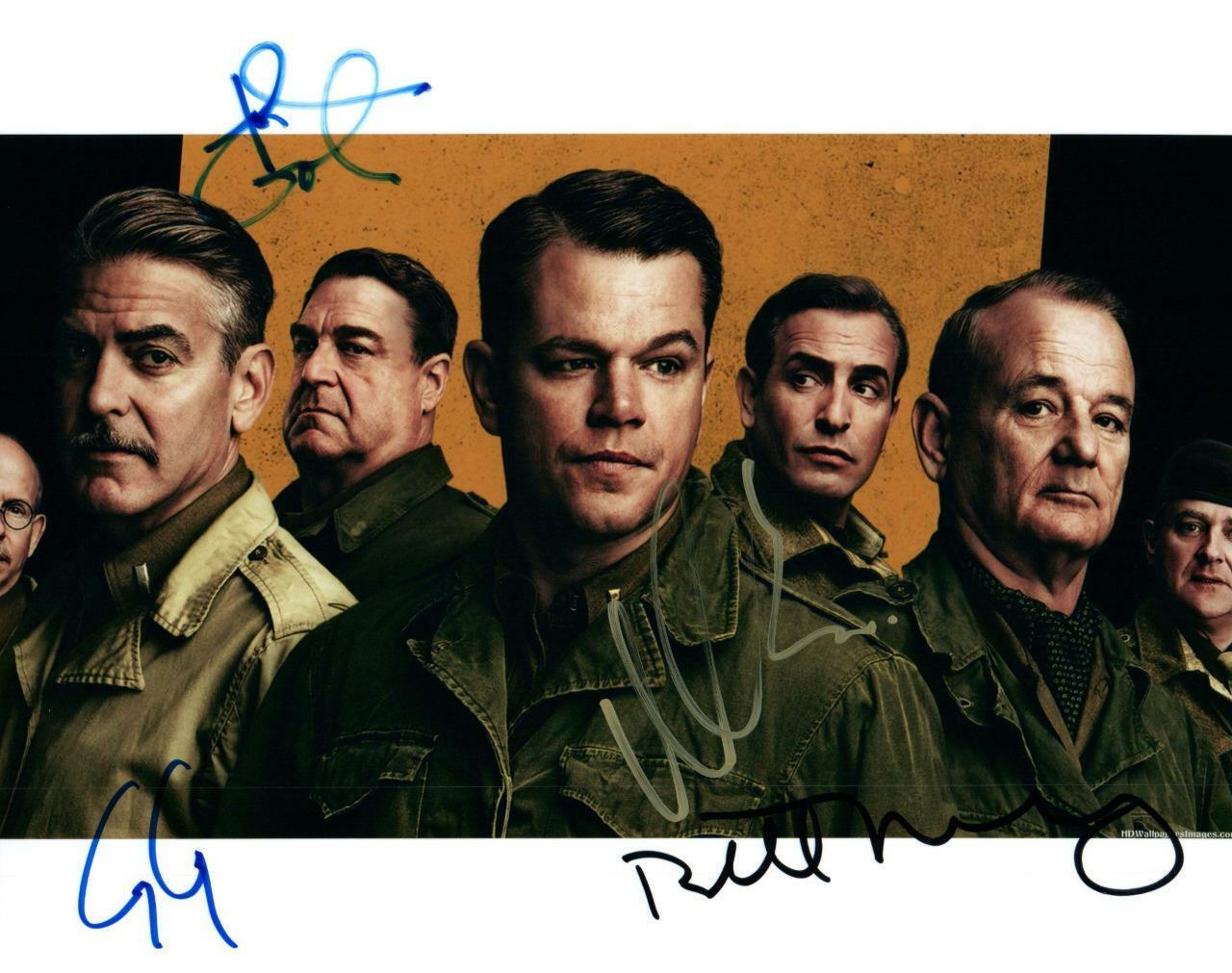 John Goodman Matt Damon Clooney Murray signed 8x10 Photo Poster painting Pic autographed and COA