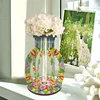 Vase Mandala En Bois-Ornement De Bricolage