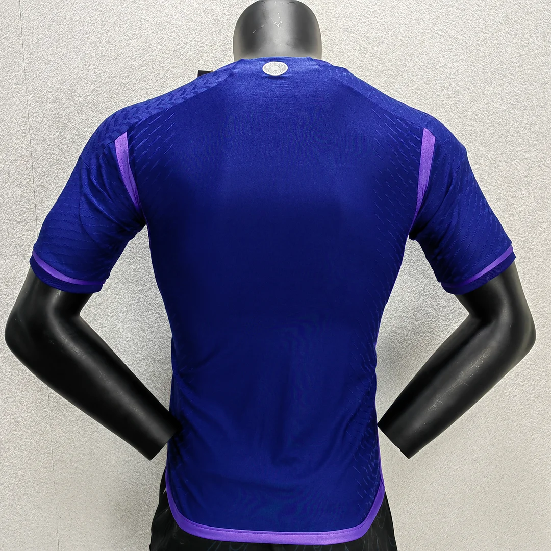 2022 Argentina Away Player Version Men's Football T-Shirt