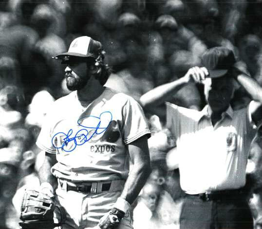 Signed 8x10 LARRY PARRISH Montreal Expos Autographed Photo Poster painting - COA