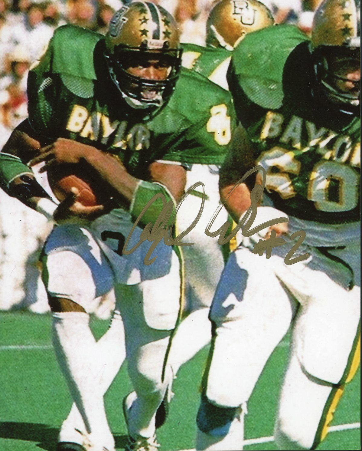 Alfred Anderson auto autographed 8x10 Baylor Bears#3