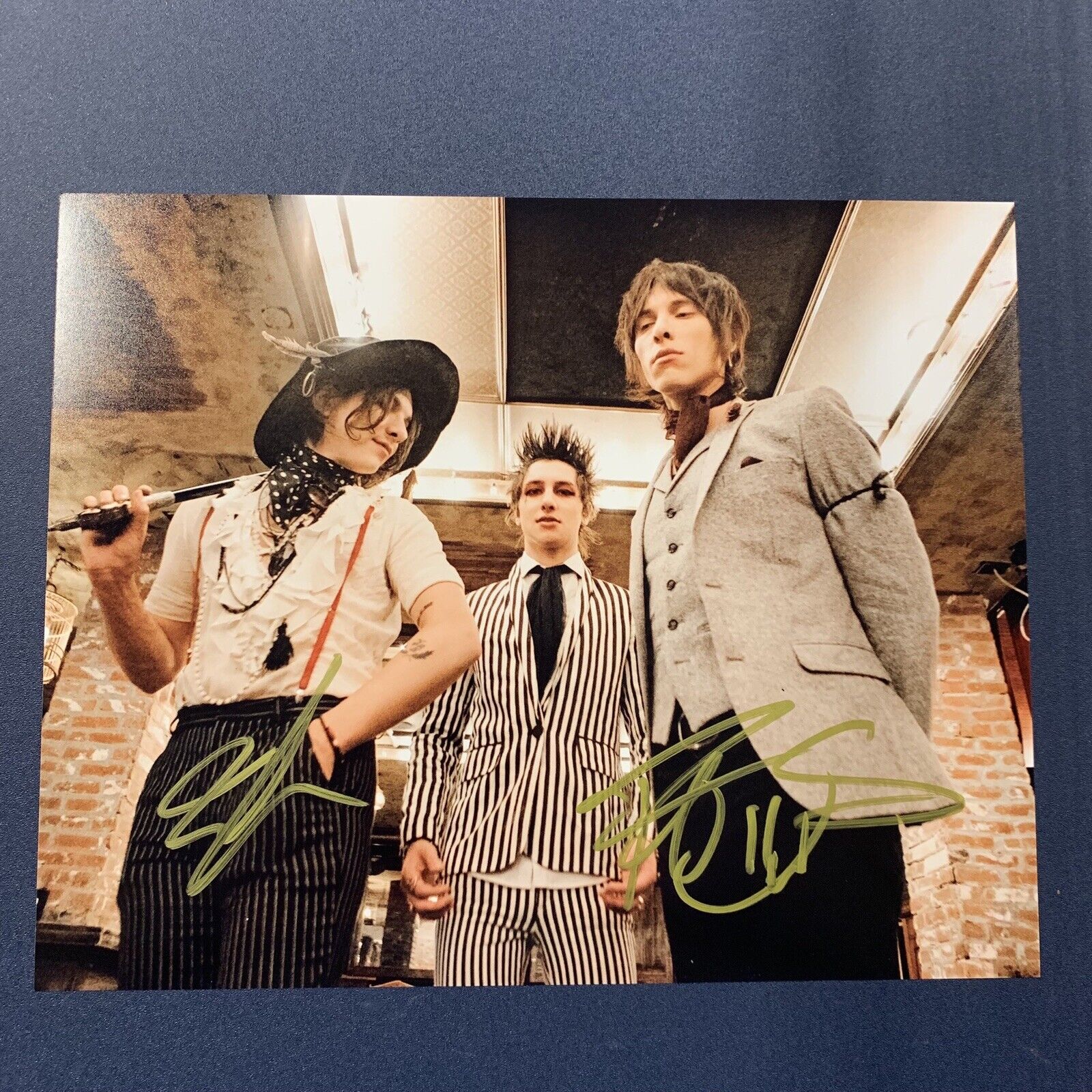 PALAYE ROYALE FULL BAND SIGNED 8X10 Photo Poster painting AUTOGRAPHED RARE REMINGTON LEITH COA