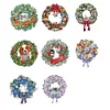 Christmas Wreath-Crystal Rhinestone Diamond Painting