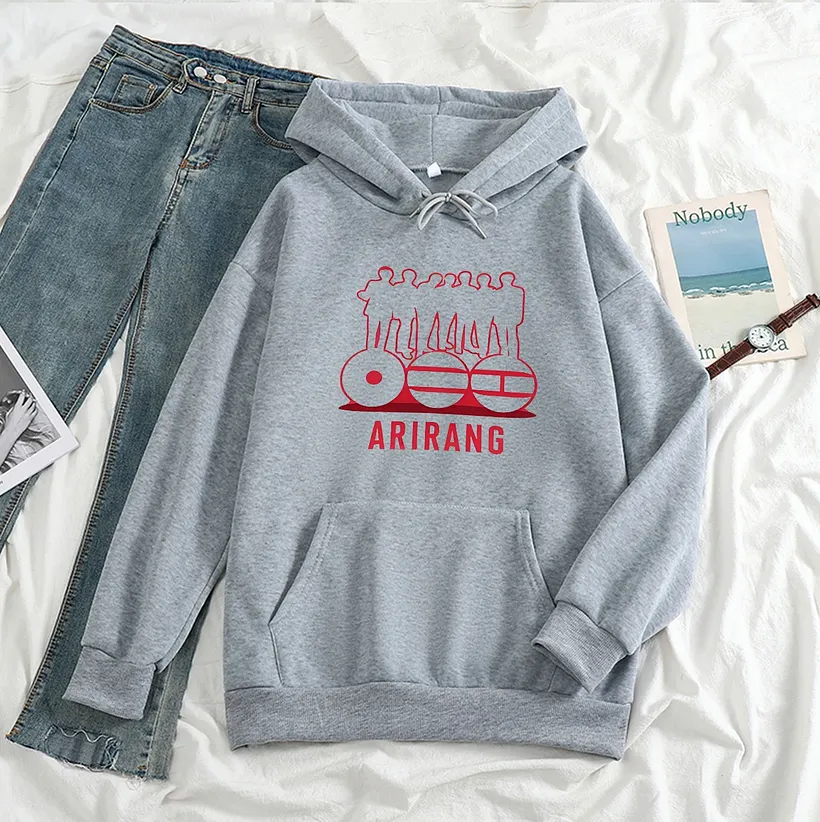 Official BTS Arirang Members Silhouette Hoodie - OT7 Edition