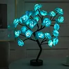 Gioiacombo&trade; Regalo di San Valentino -- Luce a LED con decorazione romantica fatta a mano con albero di rose