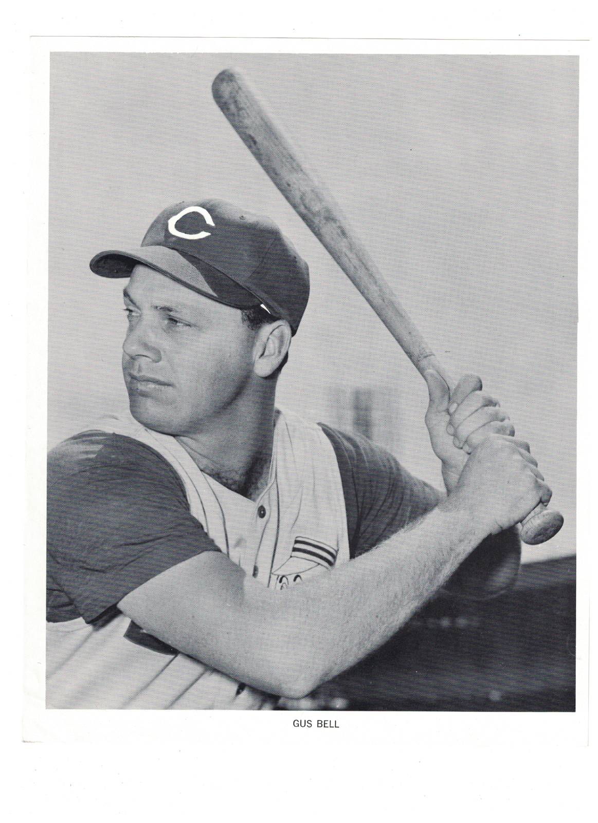 Gus Bell Cincinnati Reds 8x10 Manny's Baseball Land Paper Photo Poster painting RH2