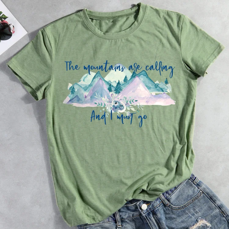 PSL- Mountains Are Calling T-shirt Tee -012157