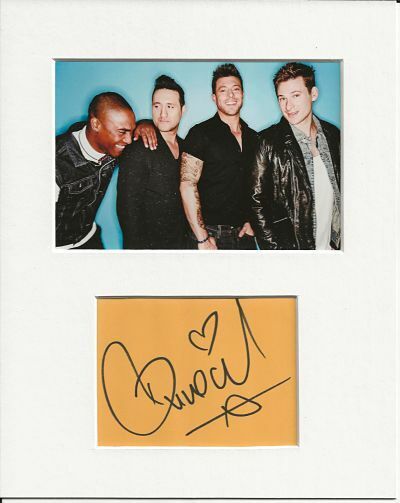 Duncan James blue signed genuine authentic autograph signature and Photo Poster painting AFTAL