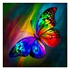 Diamond Painting-DIY Full Round Drill Butterfly