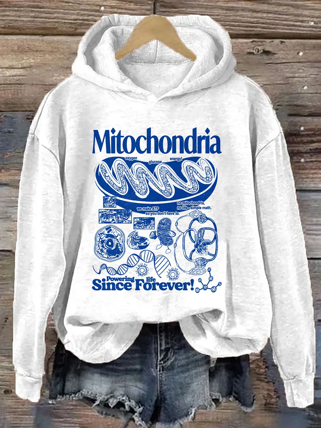 Mitochondria Science Forever Hoodie