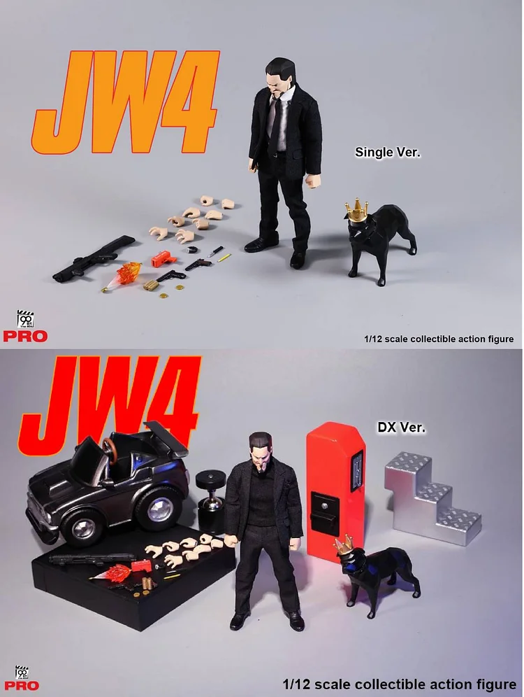 PRE - ORDER JW4 DOLL TH013 SINGLE VERSION / TH014 COMPLETE SET 1/12 Scale Action Figure