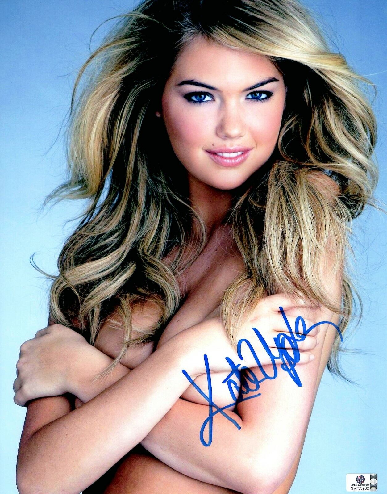 Kate Upton Signed Autographed 11X14 Photo Poster painting Sexy Vintage Flowing Hair GV753982