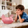 Vintage Hen on Nest Dish with Lid Plastic Chicken-Shaped Candy Dish Tabletop Dessert Plate Snack Bowl for Snacks Dessert Cookies Home Kitchen Office Tabletop Decor