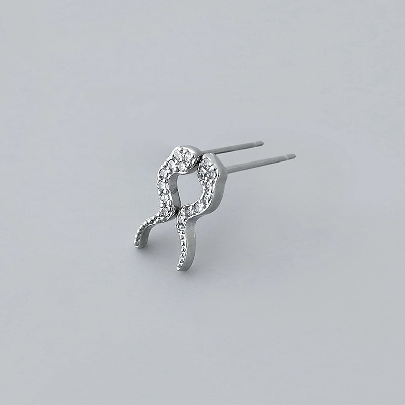 1 Pair Minimalist Geometric Plating Copper Drop Earrings