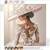 Diamond Painting-DIY Crystal Rhinestone Girl in a Dress