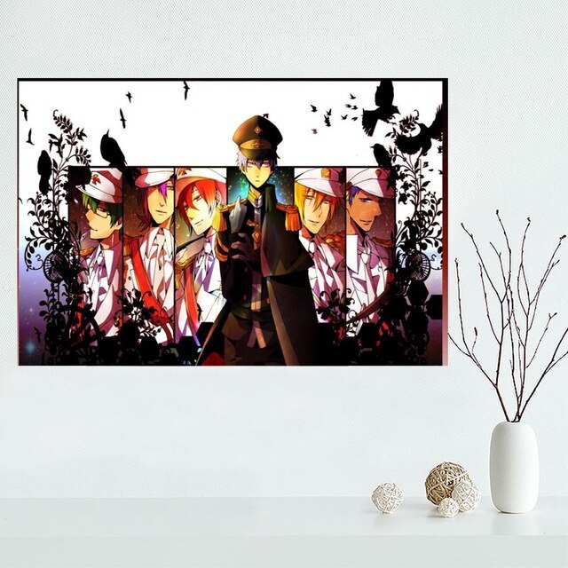Wall Art Canvas Nordic Printed Animation Kurokos Basket Poster Modular Picture Home Decoration Painting Girl Love Room No Framed