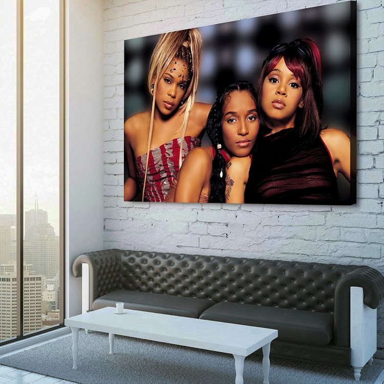 R&B group TLC Canvas Wall Art