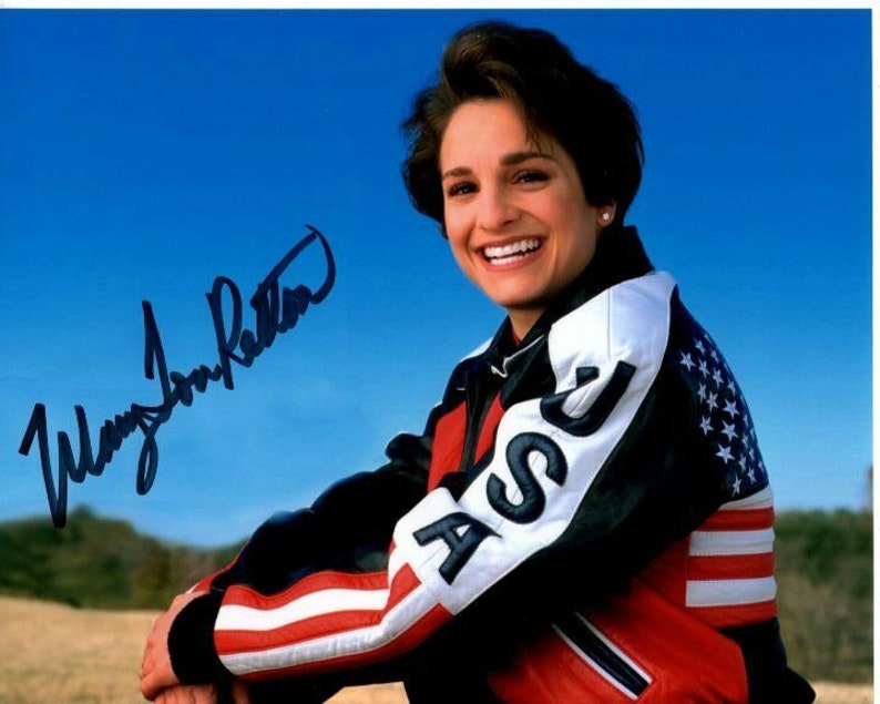 Mary lou retton signed autographed 8x10 Photo Poster painting usa 1984 olympic gymnast