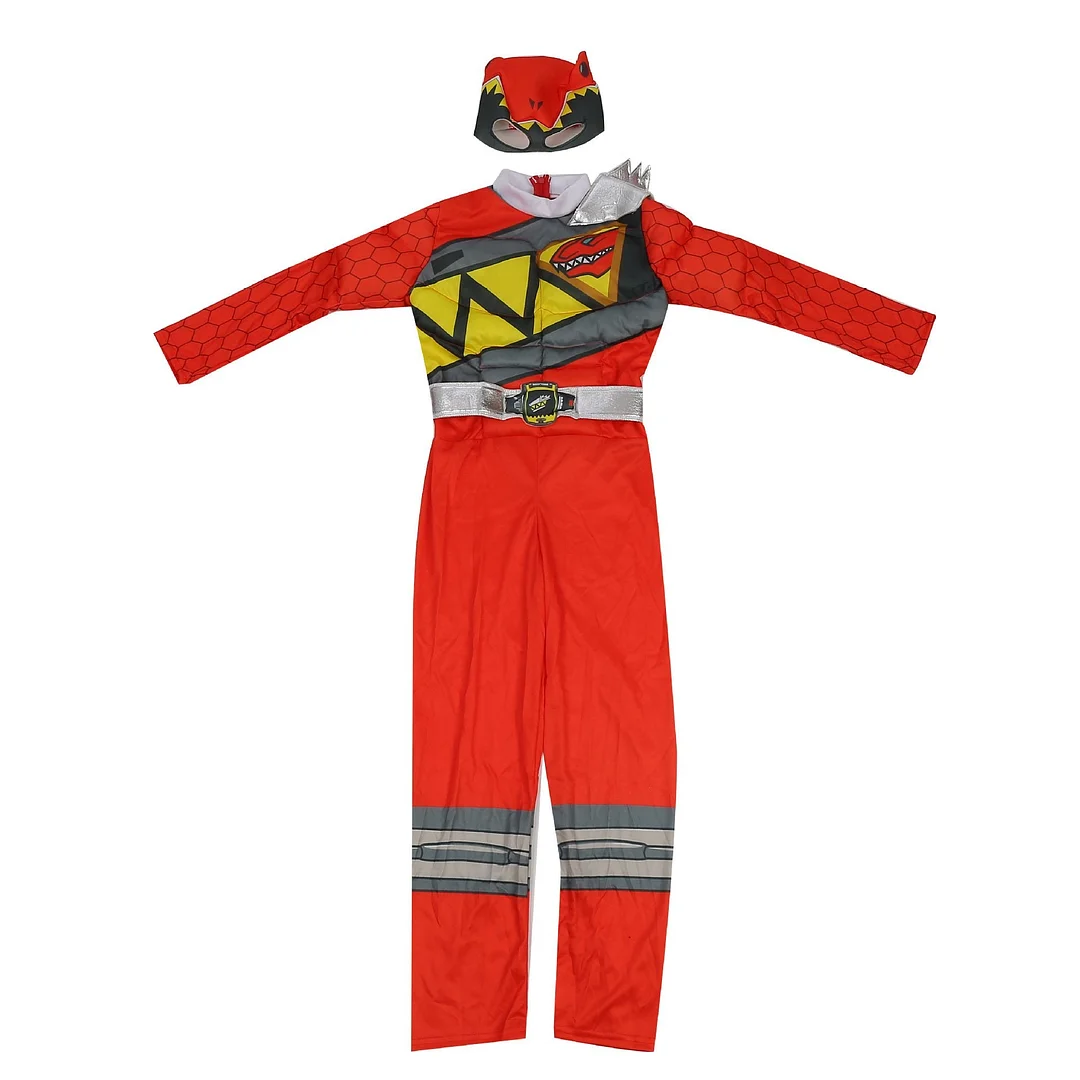 Power Rangers Red Ninjetti Ranger Kids Cosplay Costume