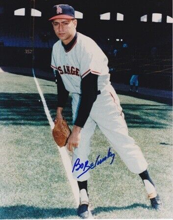 Bo Belinsky Signed - Autographed Los Angeles Angels 8x10 inch Photo Poster painting - Deceased